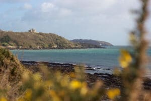 Pendennis Point as seen from Falmouth sea front, Cornwall