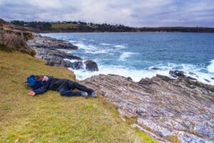 After a long walk, Rosemullion head, Cornwall