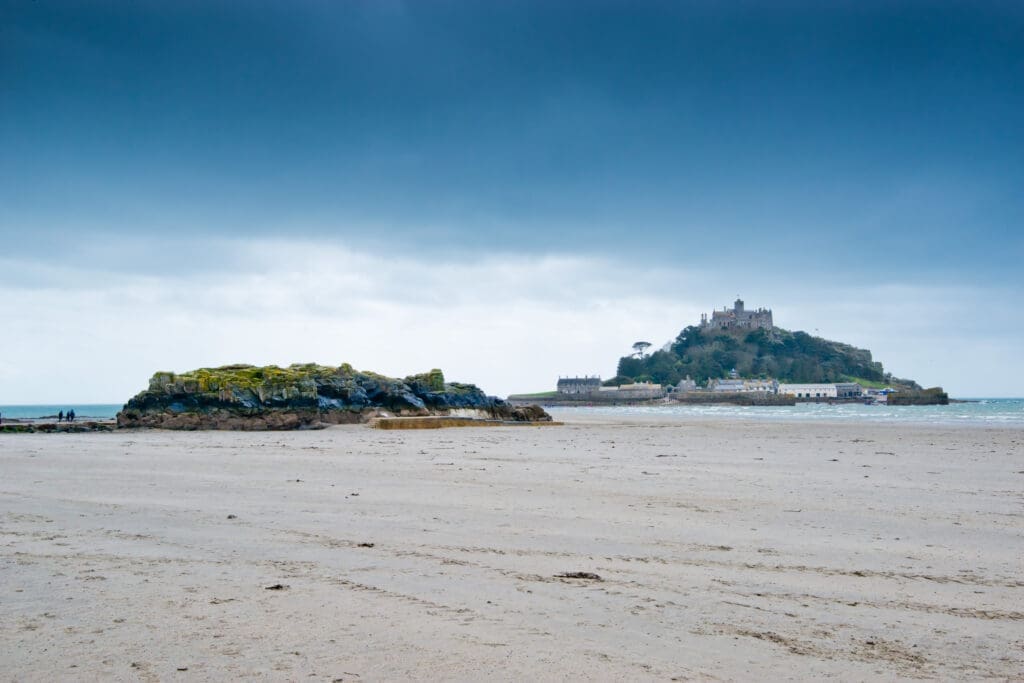 Marazion Beach with St Michael’s Mount, Cornwall, in the background