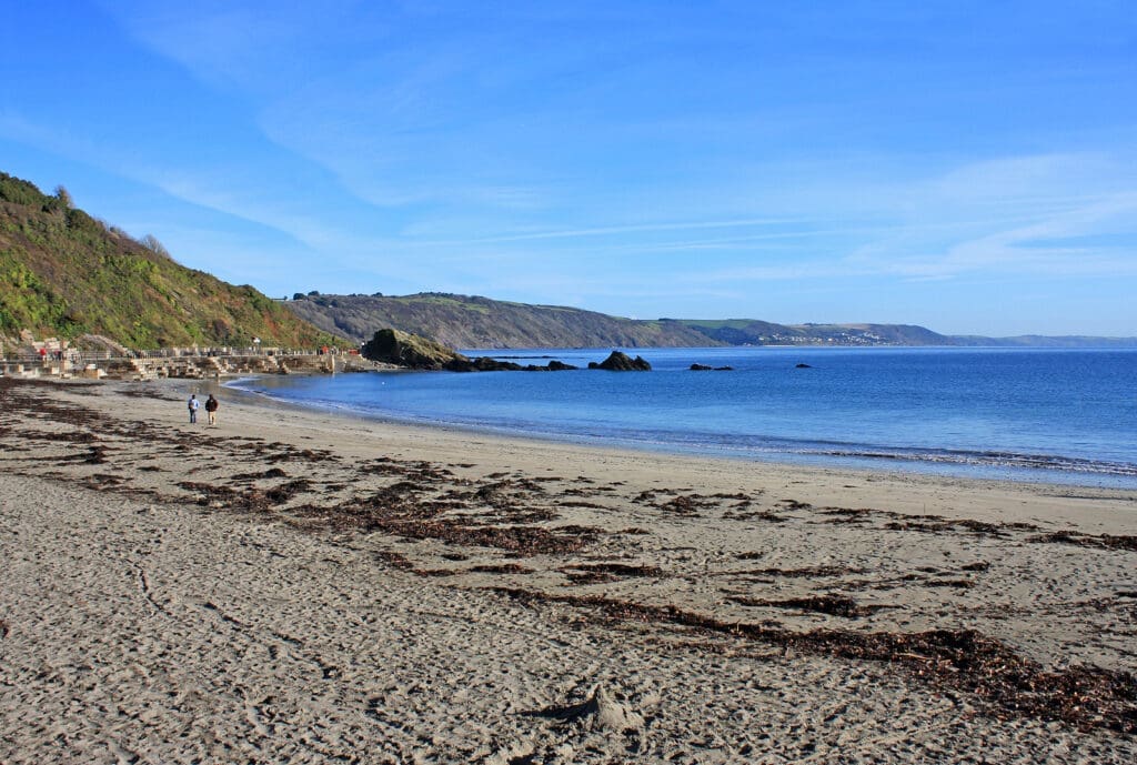 Low tide at East Looe Beach